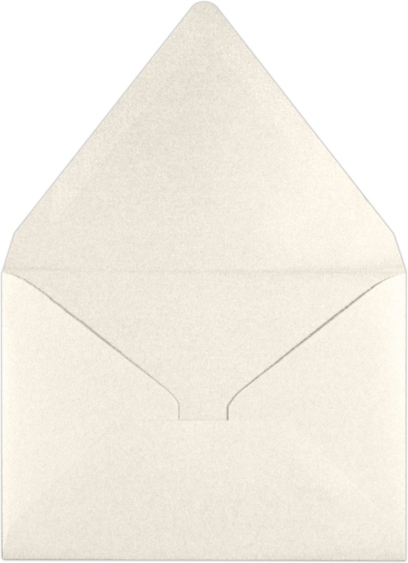 LUXPaper 4Bar A1 Contour Flap Invitation Envelopes | 3 5/8" x 5 1/8" | Quartz Metallic | 80lb. Text | 50 Qty - Image 2
